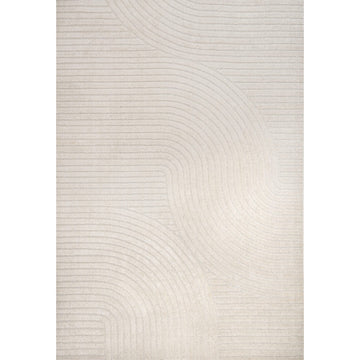 Skagen Minimalist Curve Geometric Area Rug